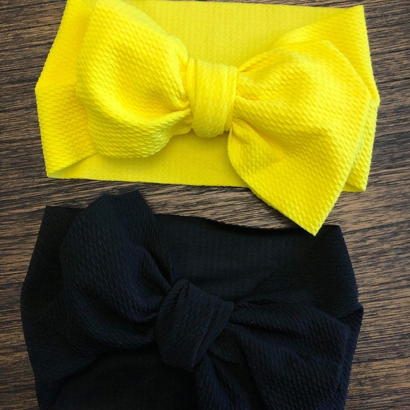 Knotted Headwrap • Large Bow Headband - Picture 2 of 5